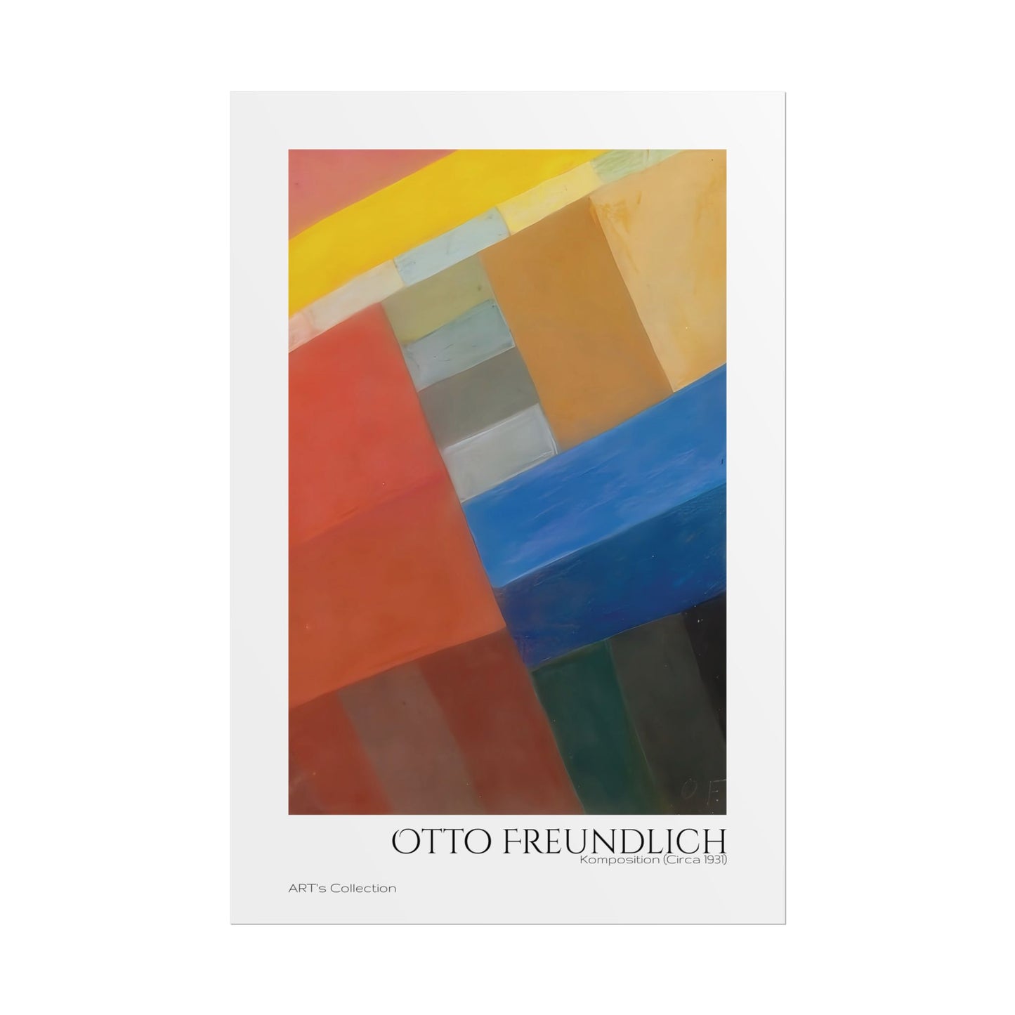 Komposition (Circa 1931) by Otto Freundlich / Affiche imprimée - Série ART's Collection
