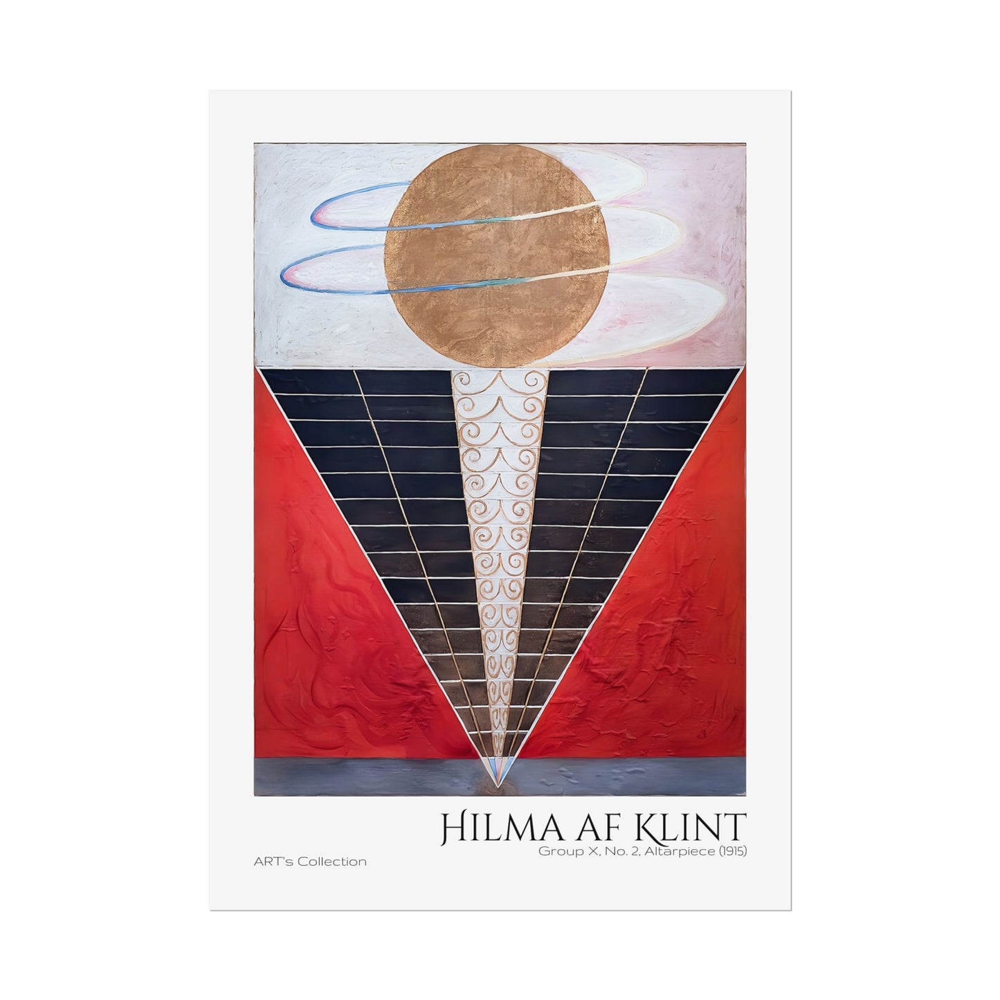 Group X No 2 Altarpiece (1915) by Hilma af Klint  / Affiche imprimée - Série ART's Collection