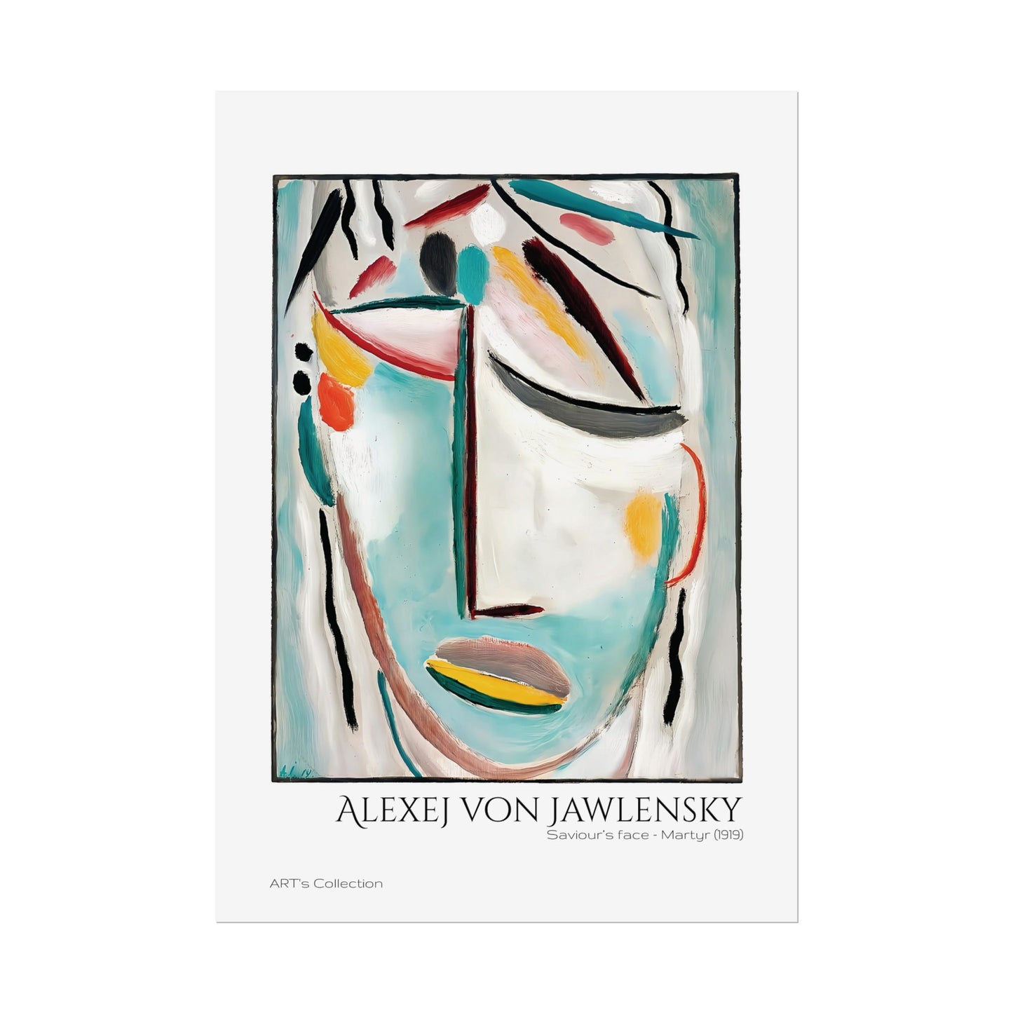 Saviour's face - Martyr (1919) by Alexej von Jawlensky  / Affiche imprimée - Série ART's Collection