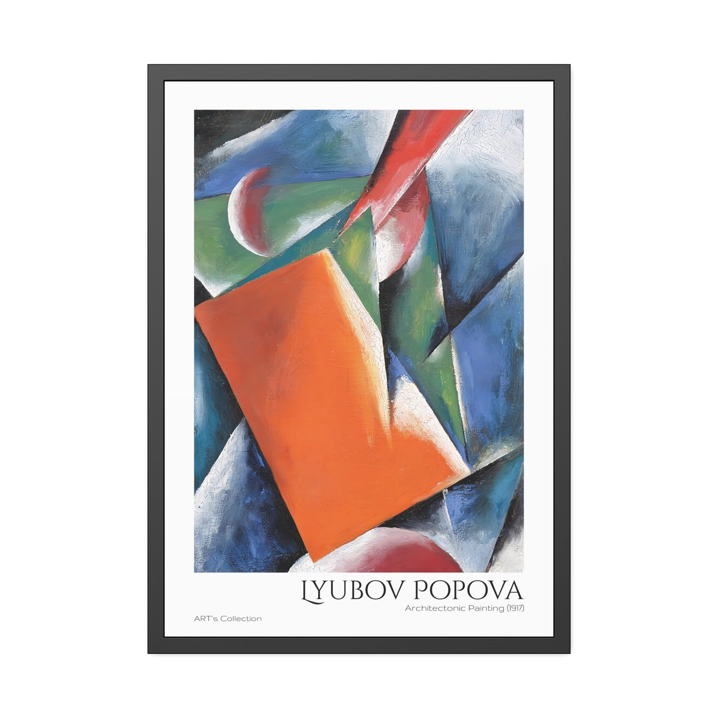Architectonic Painting (1917) by Lyubov Popova  / Affiche Encadrée série ART's Collection