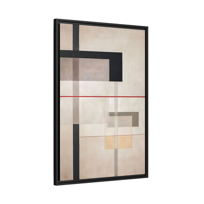 K VII (1922) by László Moholy-Nagy  / Toile encadrée sur caisse américaine