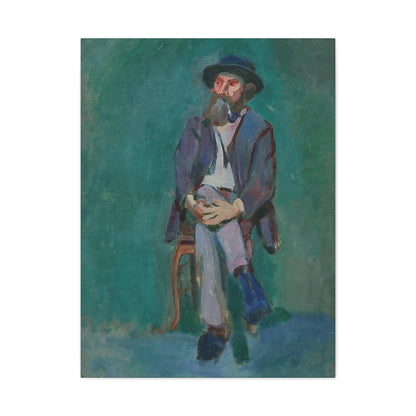 Homme assis (1900) by Henri Matisse / Reproduction Fine Art sur Toile /  Epaisseur 3.2 cm - 1.25 inch