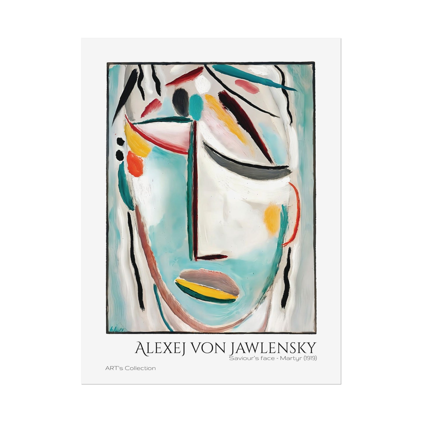 Saviour's face - Martyr (1919) by Alexej von Jawlensky  / Affiche imprimée - Série ART's Collection
