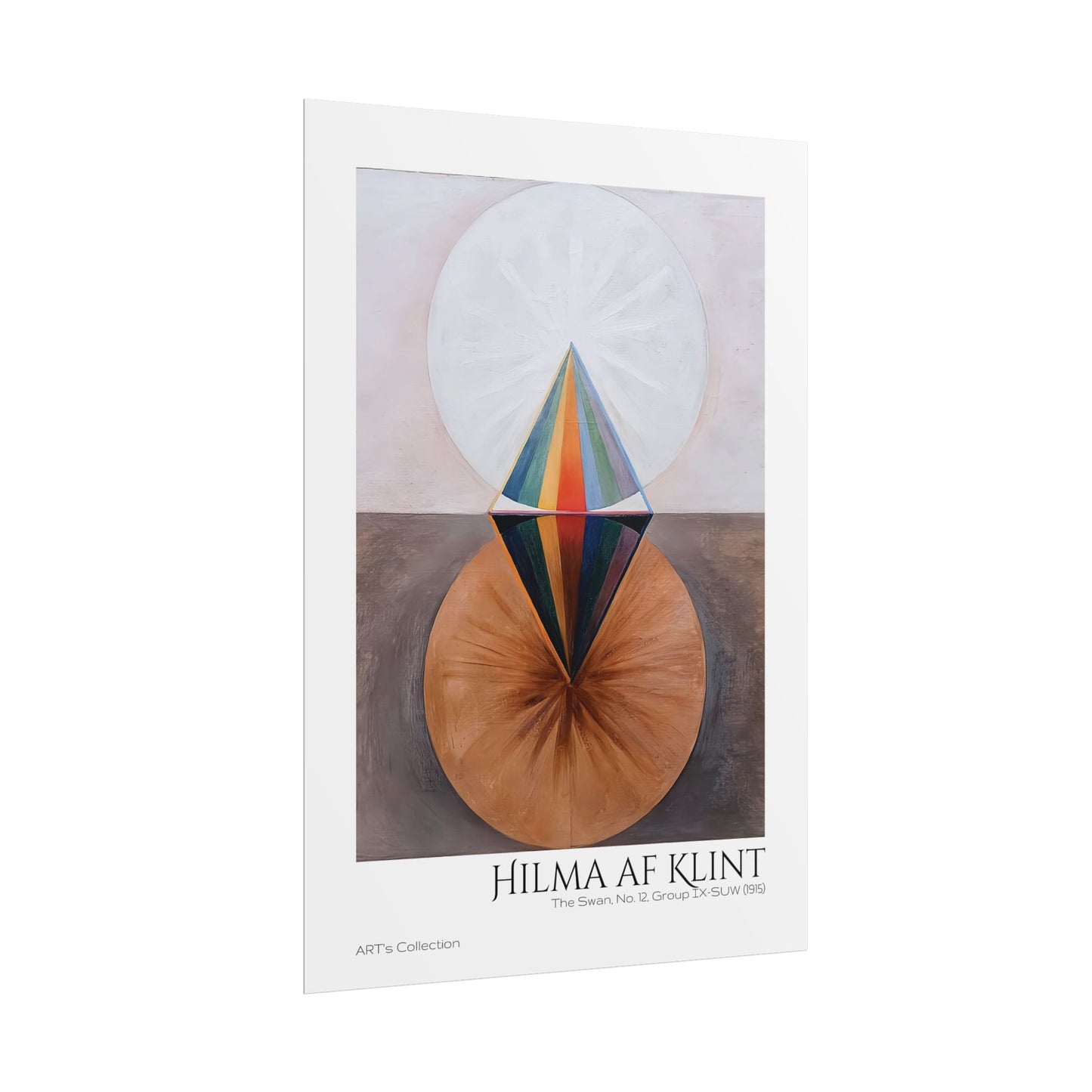 The Swan, No. 12, Group IX-SUW (1915)  by Hilma af Klint  / Affiche imprimée - Série ART's Collection