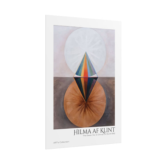 The Swan, No. 12, Group IX-SUW (1915)  by Hilma af Klint  / Affiche imprimée - Série ART's Collection