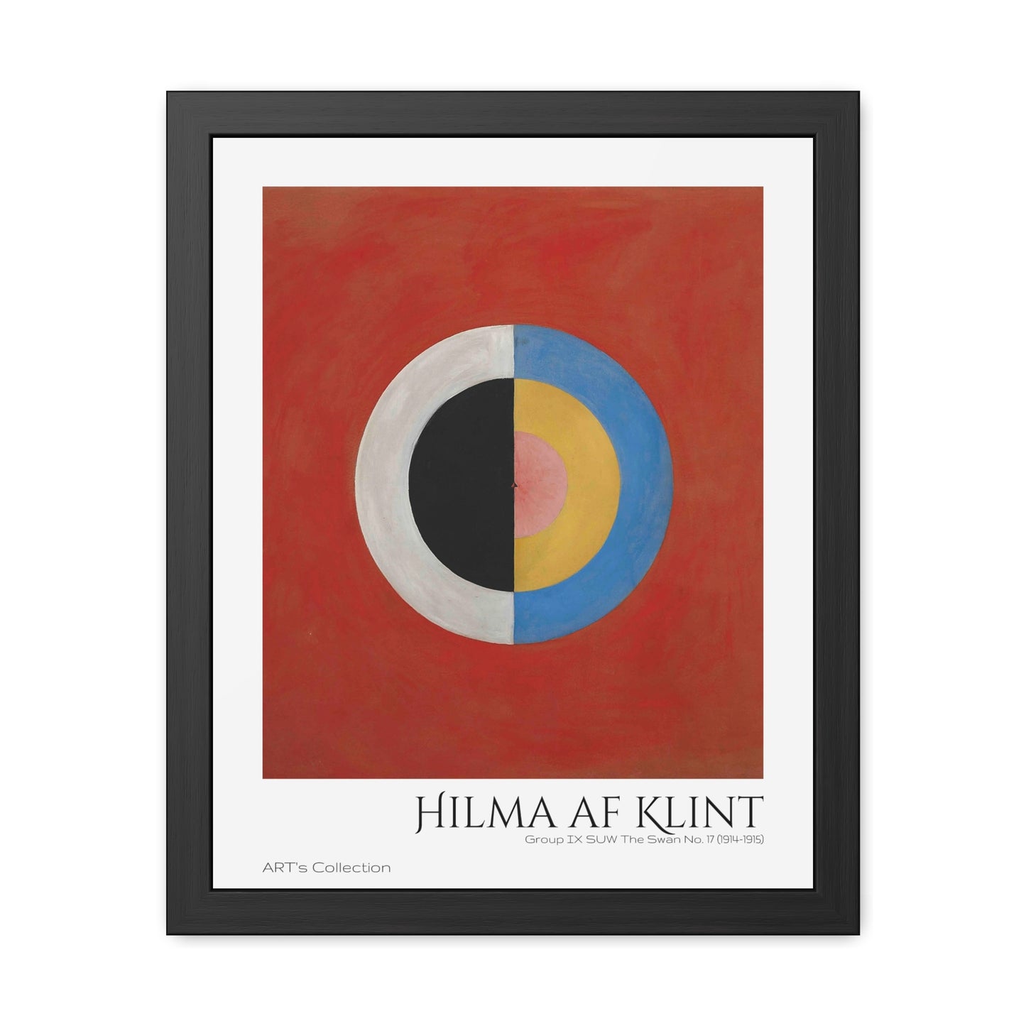 Group IX,SUW, No. 17. The Swan, No. 17 (1914-1915) by Hilma af Klint   /   Affiche Encadrée série ART's Collection