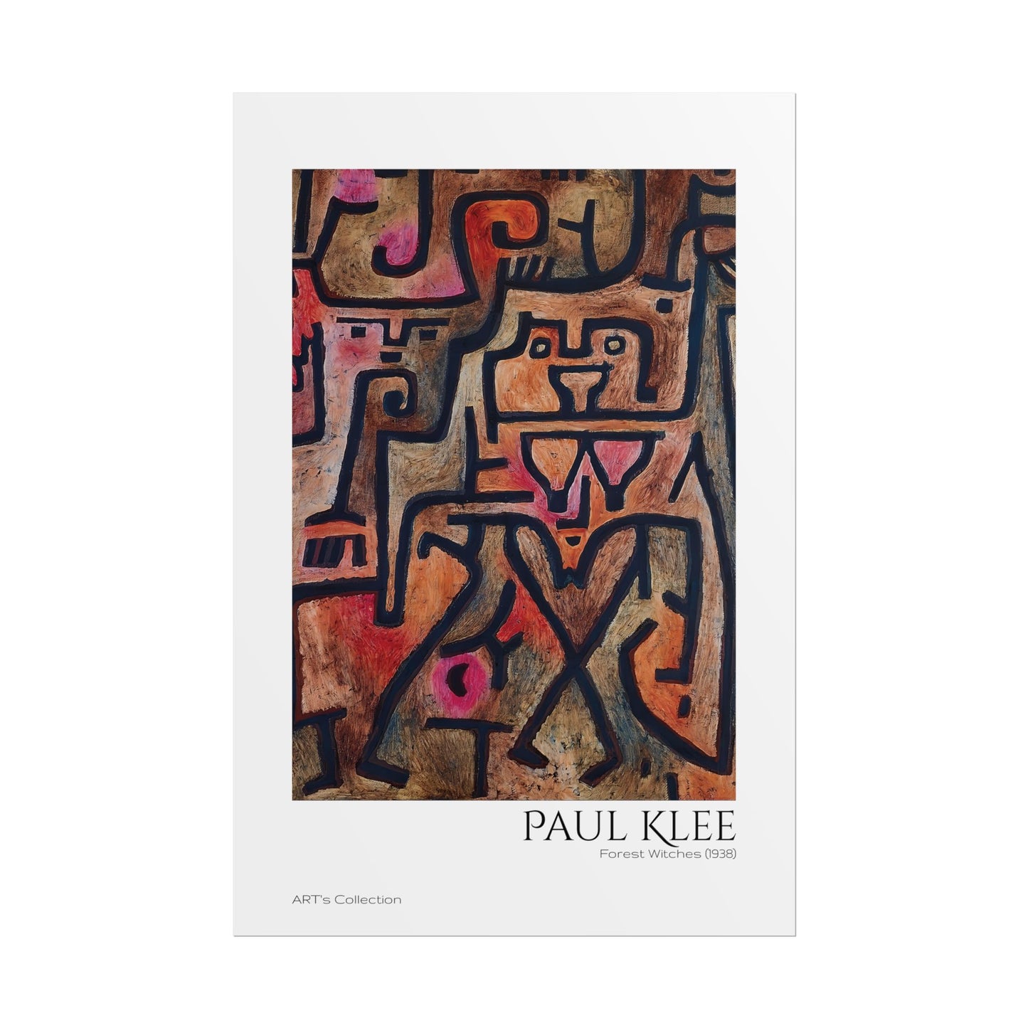 Forest Witches (1938)  by Paul Klee / Affiche imprimée - Série ART's Collection
