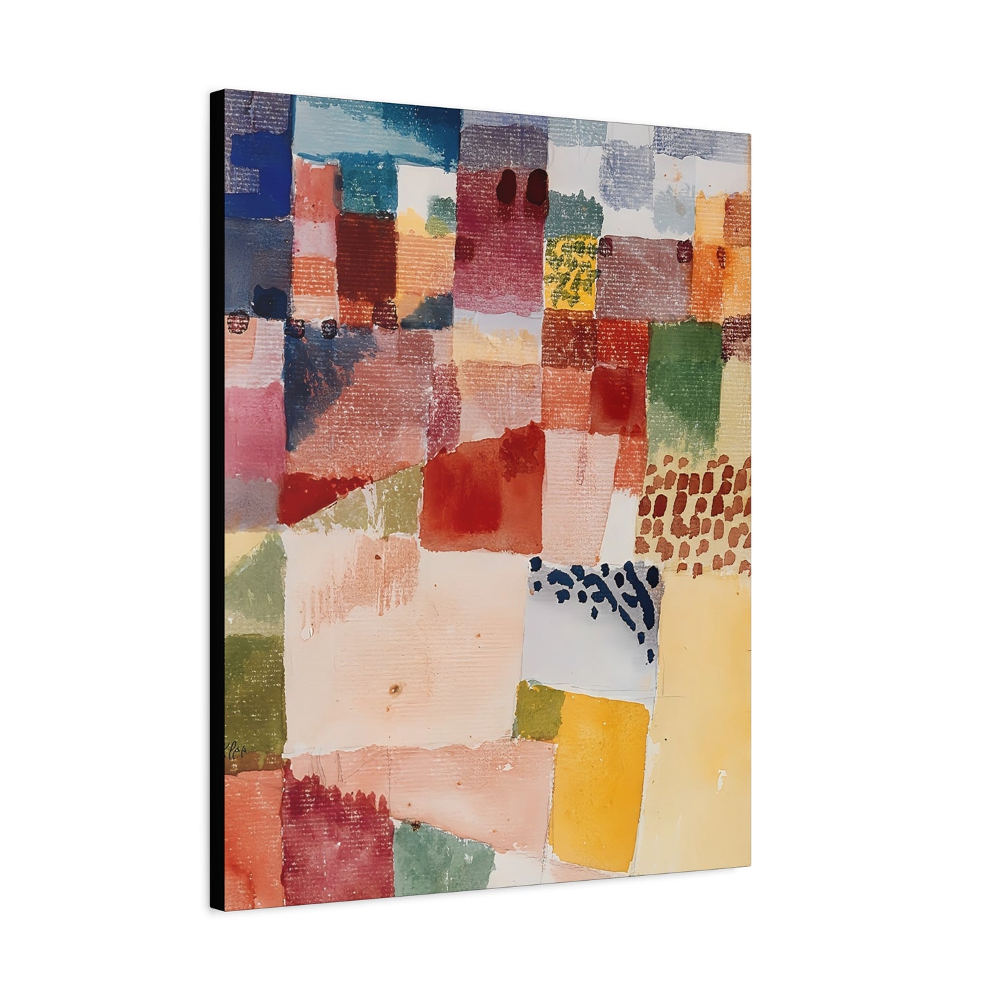 Motif from Hammamet (1914) by Paul Klee  / Reproduction Fine Art sur Toile / Epaisseur 3,2cm - 1'25 po