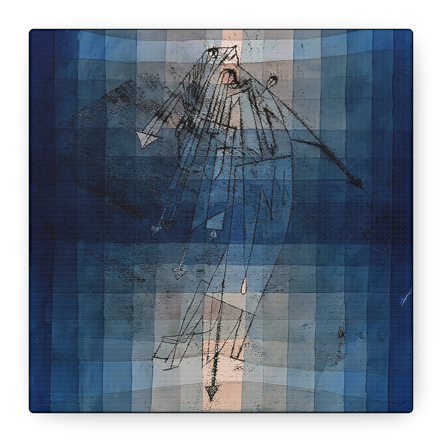 Dance of Moth (1923) by Paul Klee  / Reproduction Fine Art sur Toile / Epaisseur 3.2 cm - 1.25 inch