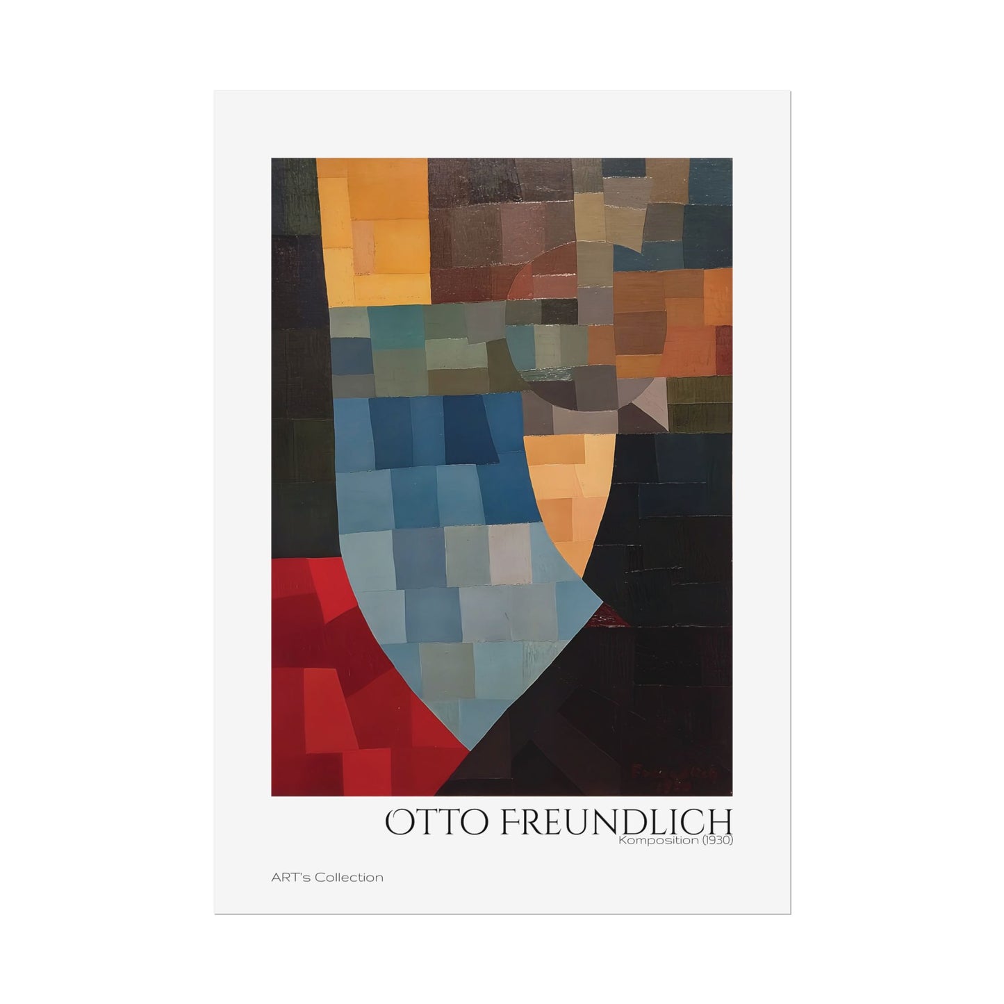 Komposition (1930) by Otto Freundlich / Affiche imprimée - Série ART's Collection