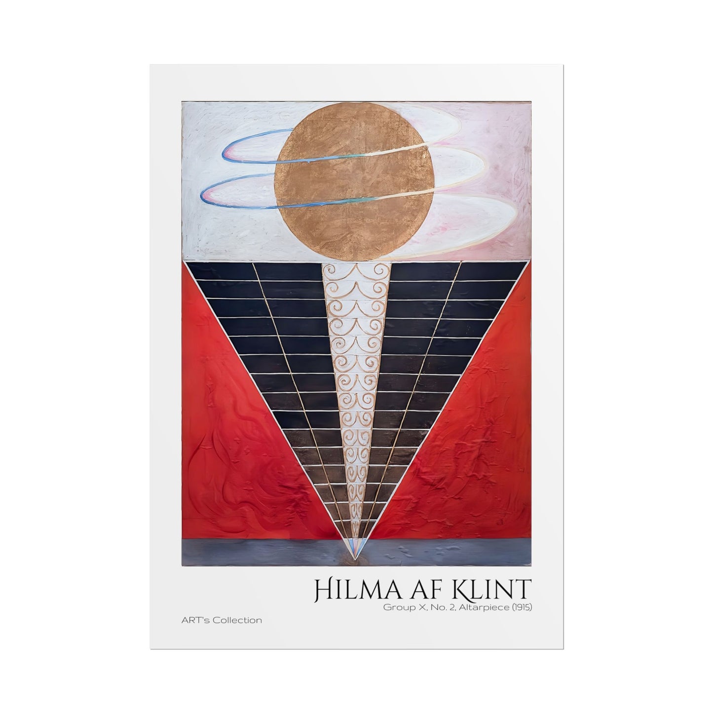 Group X No 2 Altarpiece (1915) by Hilma af Klint  / Affiche imprimée - Série ART's Collection