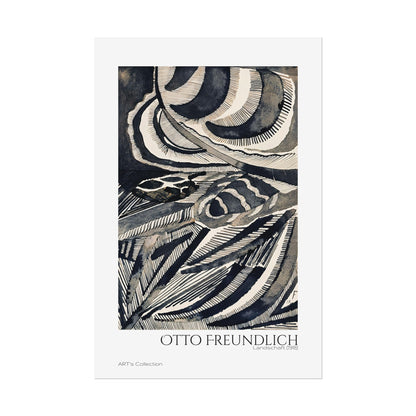 Landschaft (1918) by Otto Freundlich / Affiche imprimée - Série ART's Collection