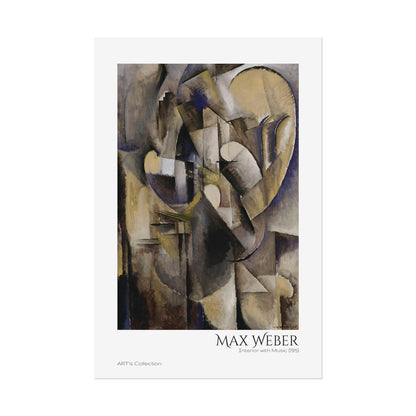 Interior with Music (1915) by Max Weber / Affiche imprimée - Série ART's Collection