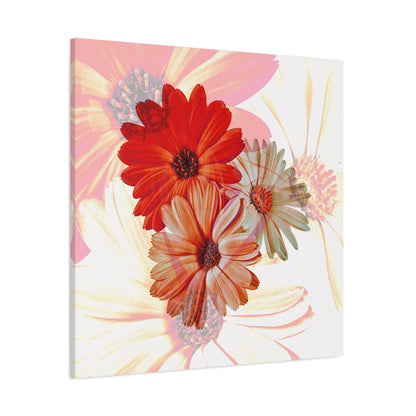 Collection Signature "FLORAL Numéro 18" sur Toile Fine Art sur Toile / Epaisseur 3,2cm - 1'25 po