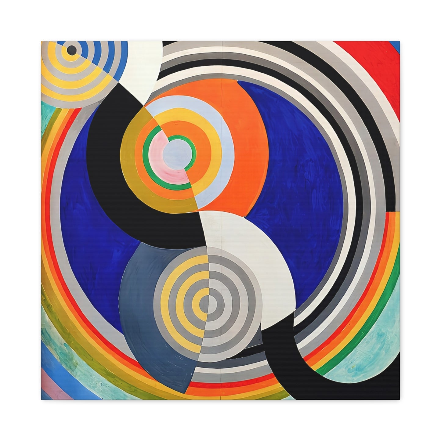 Rythme numéro 2 (1938)  by Robert Delaunay / Reproduction Fine Art sur Toile / Epaisseur 3,2cm - 1'25 po