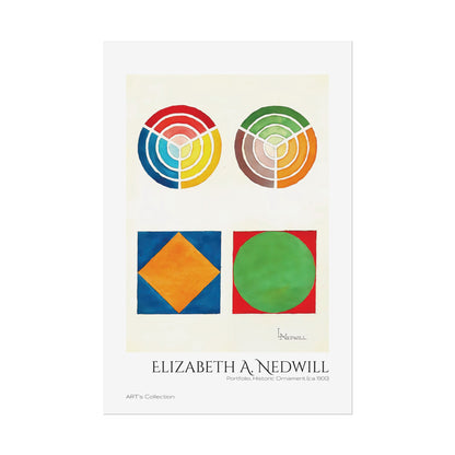 Portfolio, Historic Ornament (ca 1900) by Elizabeth A. Nedwill / Affiche imprimée - Série ART's Collection