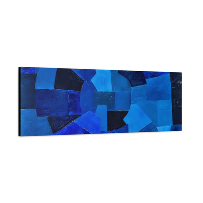 Komposition in Blau (1931) by Otto Freundlich  / Reproduction Fine Art sur Toile / Epaisseur 3,2cm - 1'25 po