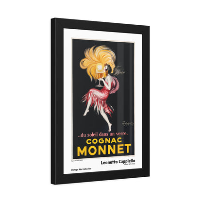 Cognac Monnet (1927)) by Leonetto Cappiello / Affiche Encadrée Série Vintage Ads Collection