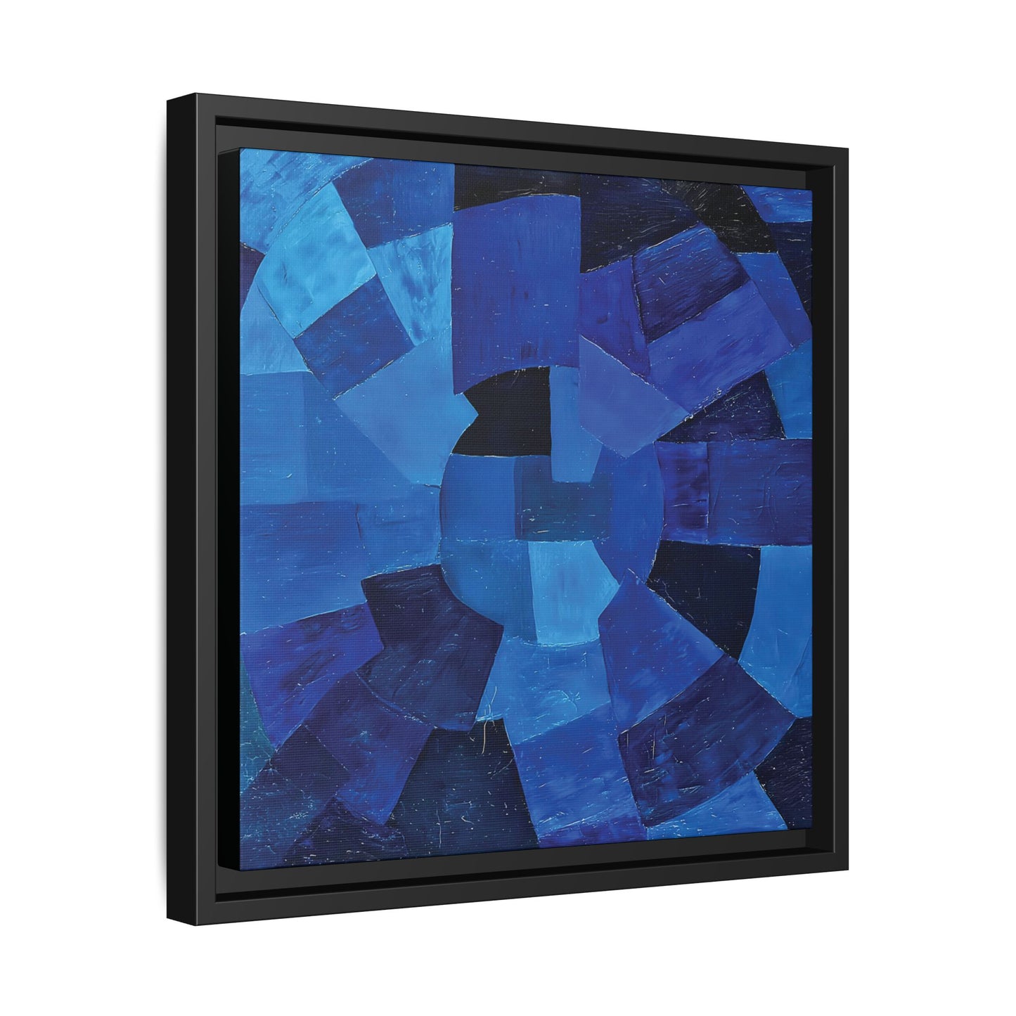 Komposition in Blau (1931) by Otto Freundlich / Toile encadrée sur caisse américaine