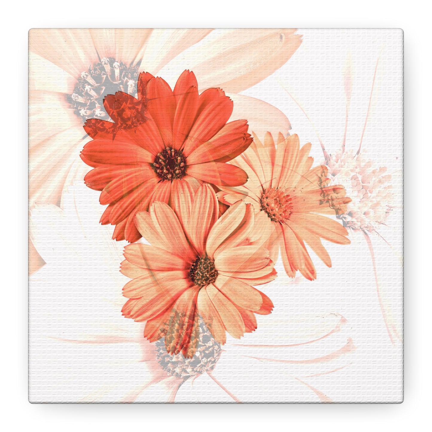 Collection Signature "FLORAL Numéro 17" sur Toile Fine Art sur Toile / Epaisseur 3,2cm - 1'25 po