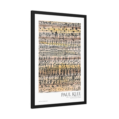 ERA. Cooling in a Garden of the Torrid Zone (1923) by Paul Klee / Affiche Encadrée série ART's Collection