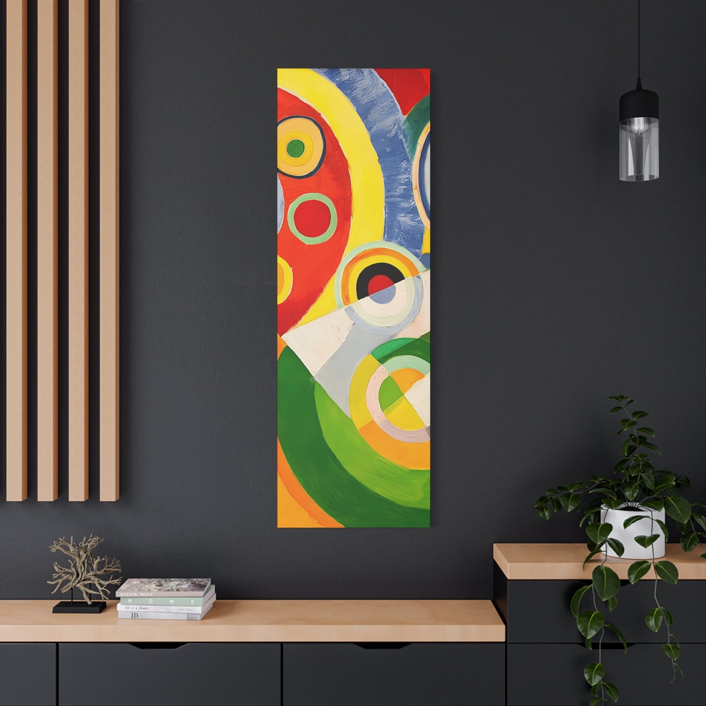 Rythme, Joie de vivre (1930) by Robert Delaunay / Reproduction Fine Art sur Toile / Large Epaisseur 3.2 cm - 1.25 inch