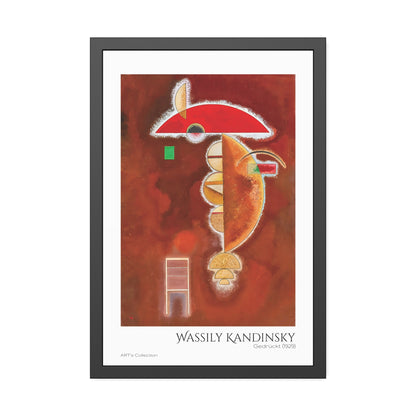 Gedrückt (1929) by Wassily Kandinsky / Affiche Encadrée série ART's Collection