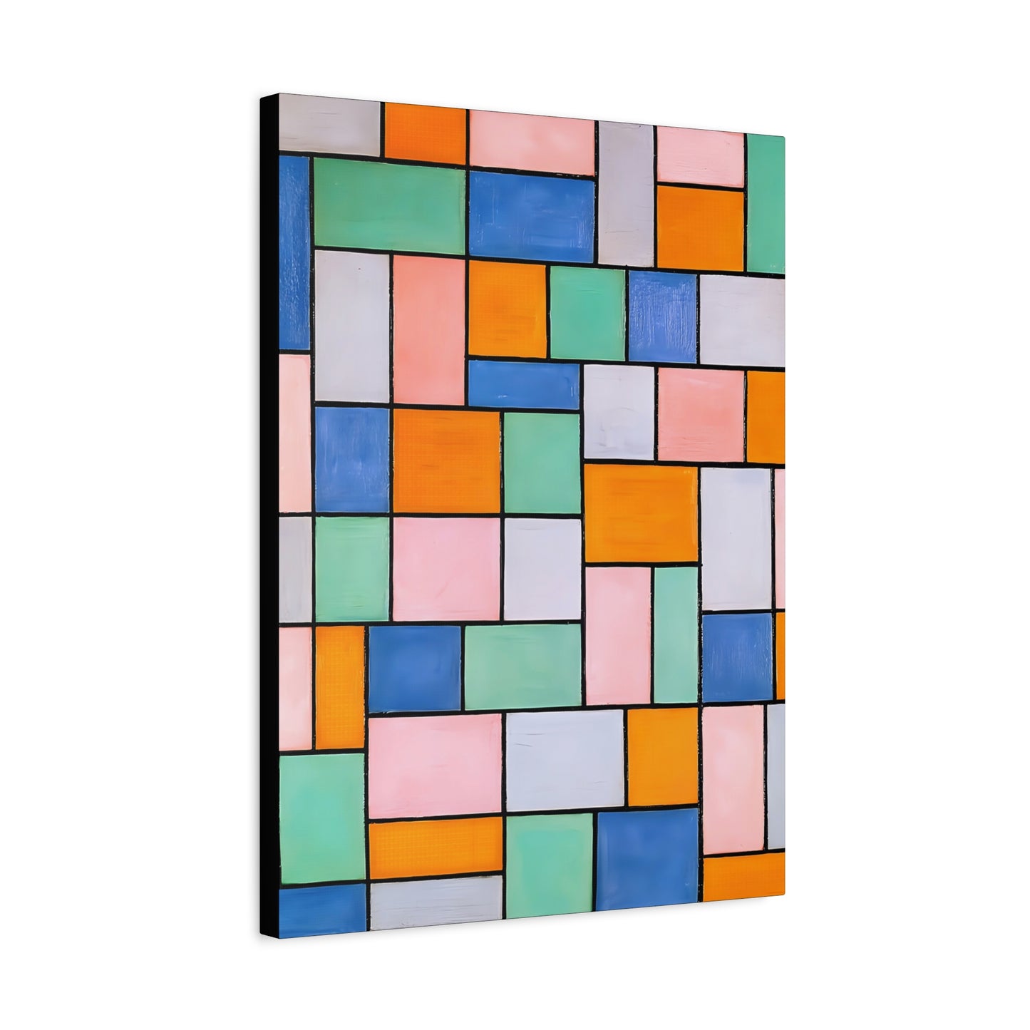 Composition in dissonances (1919) by Theo van Doesburg  / Reproduction Fine Art sur Toile / Epaisseur 3.2 cm - 1.25 inch