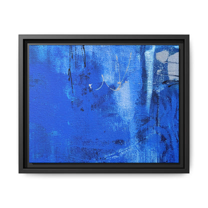Tableau Beaux Arts Bleu Intense "Série Sign Collections" / Toile encadrée sur caisse américaine