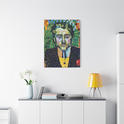 Jean Metzinger (1906) by Robert Delaunay / Reproduction Fine Art sur Toile / Epaisseur 3,2cm - 1'25 po