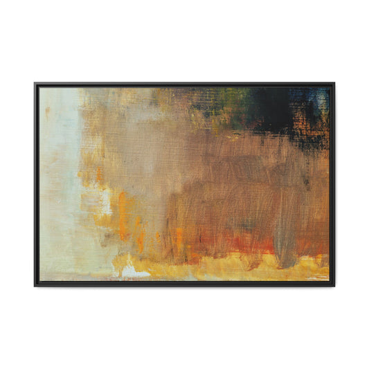 Tableau Contemporain Alezan "Série Sign Collections" / Toile encadrée sur caisse américaine