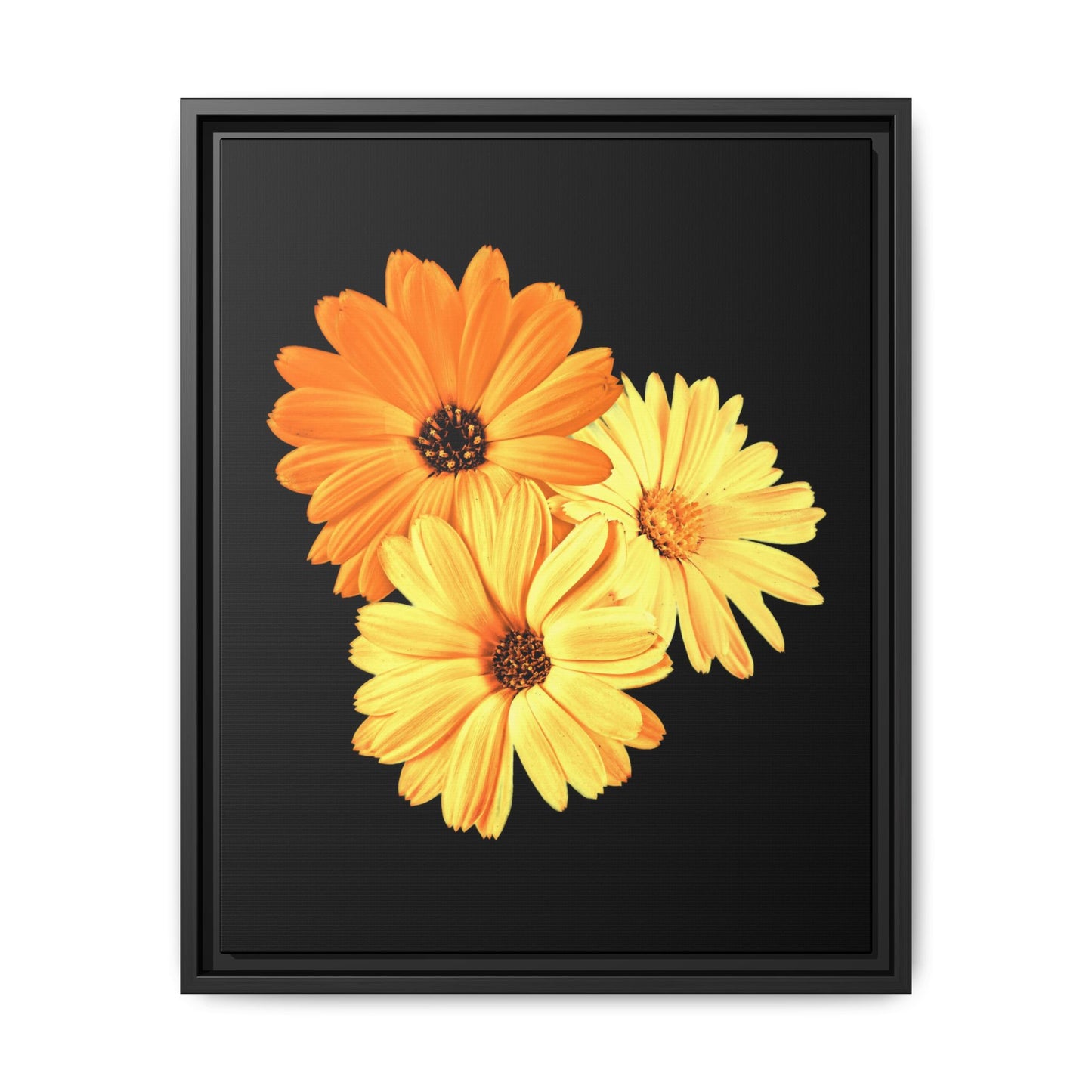 Collection Signature "FLORAL Numéro 8" sur Toile encadrée avec caisse américaine