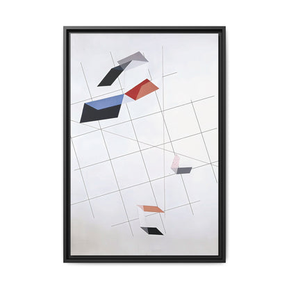 L IV (1936) by László Moholy-Nagy  / Toile encadrée sur caisse américaine