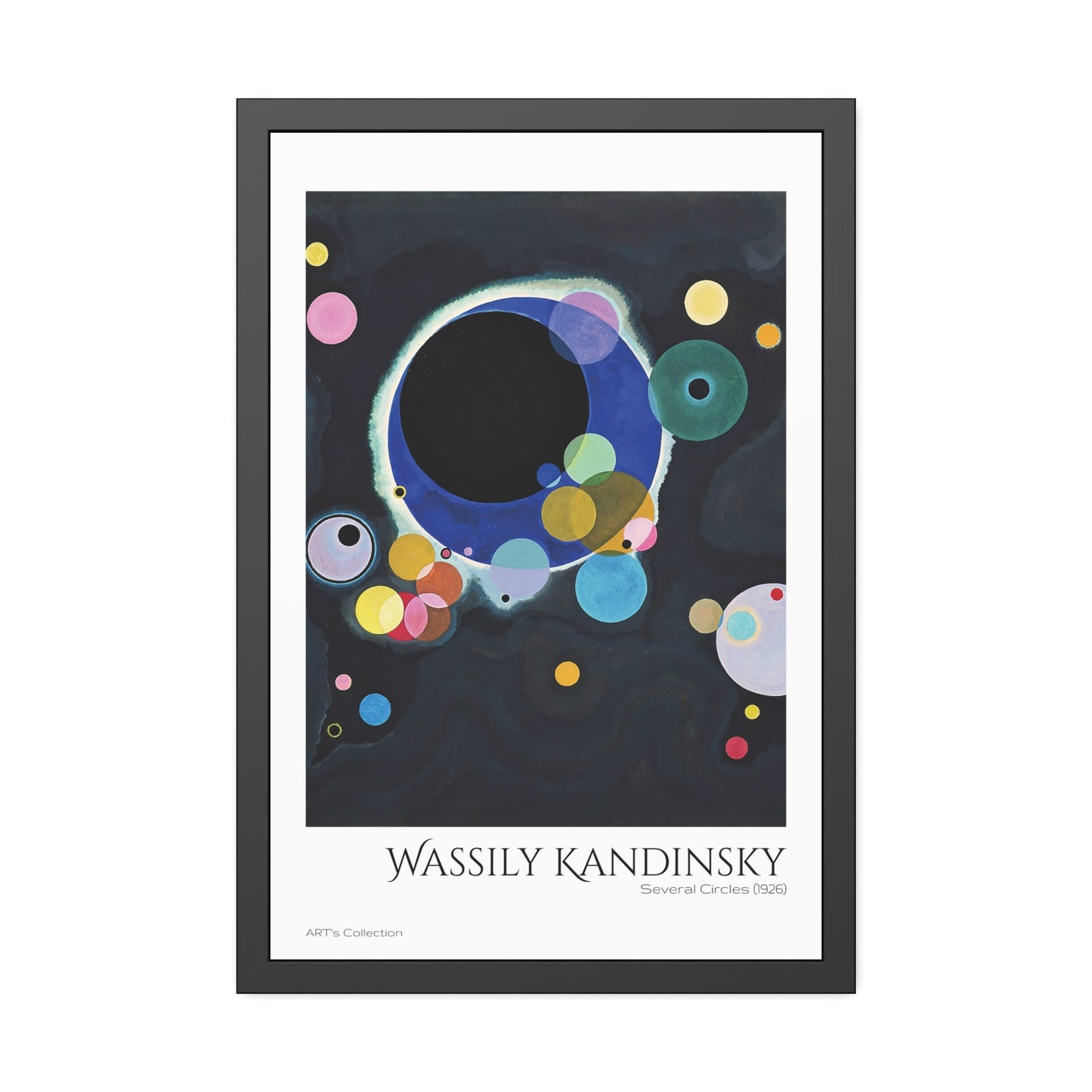 Several Circles (1926) by Wassily Kandinsky / Affiche Encadrée série ART's Collection