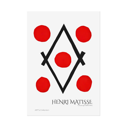 Losange (1946-1947) by Henri Matisse / Affiche imprimée - Série ART's Collection