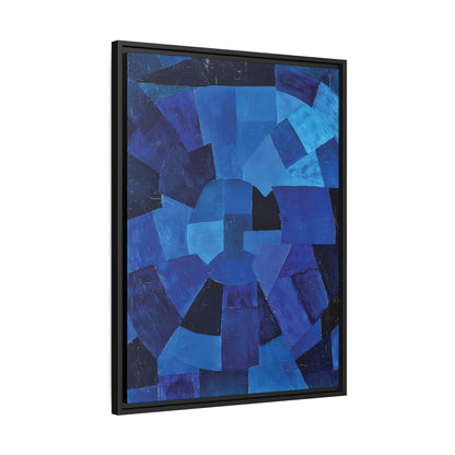 Komposition in Blau (1931) by Otto Freundlich / Toile encadrée sur caisse américaine