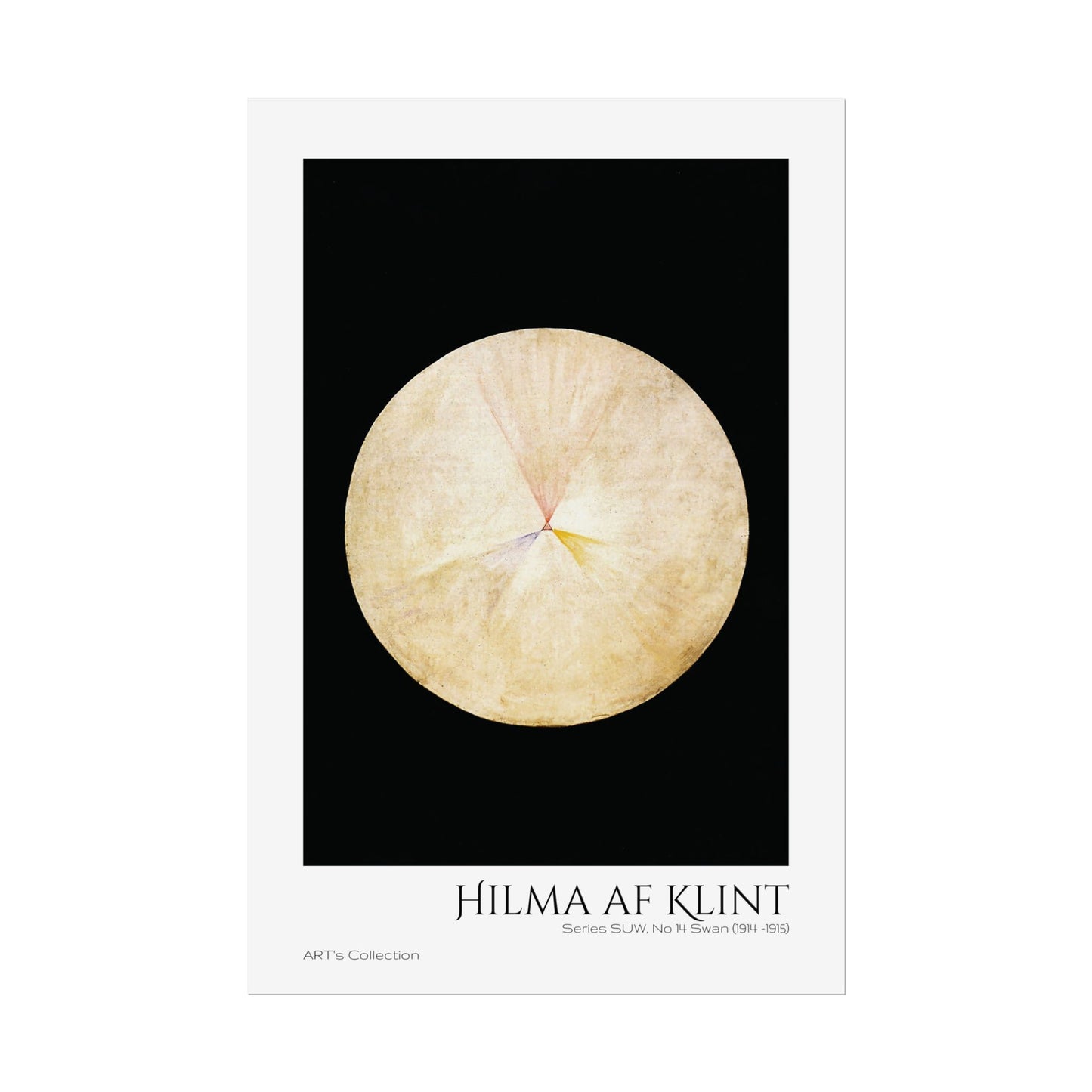 Series SUW, No 14 Swan (1914 -1915) by Hilma af Klint  / Affiche imprimée - Série ART's Collection