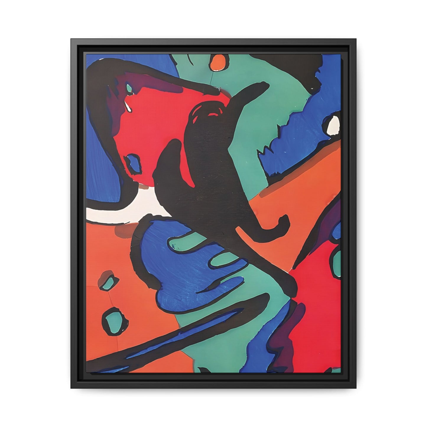 Wassily Kandinsky / Le Cavalier Bleu (1912) / Toile encadrée sur caisse américaine