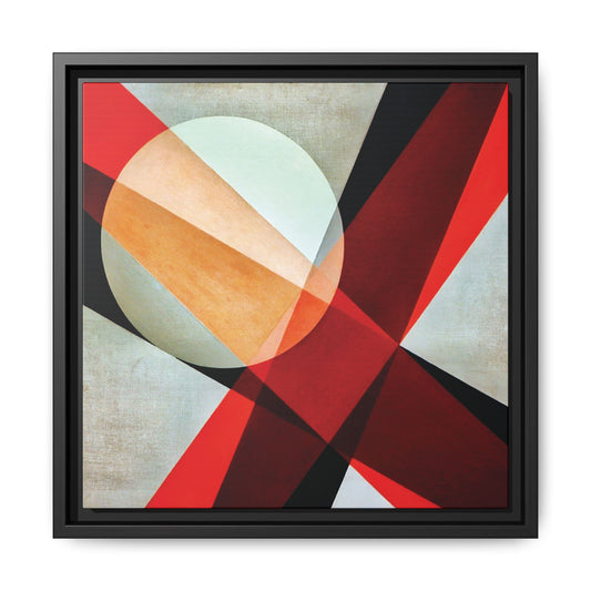 A 19 (1927) by László Moholy-Nagy / Toile encadrée sur caisse américaine