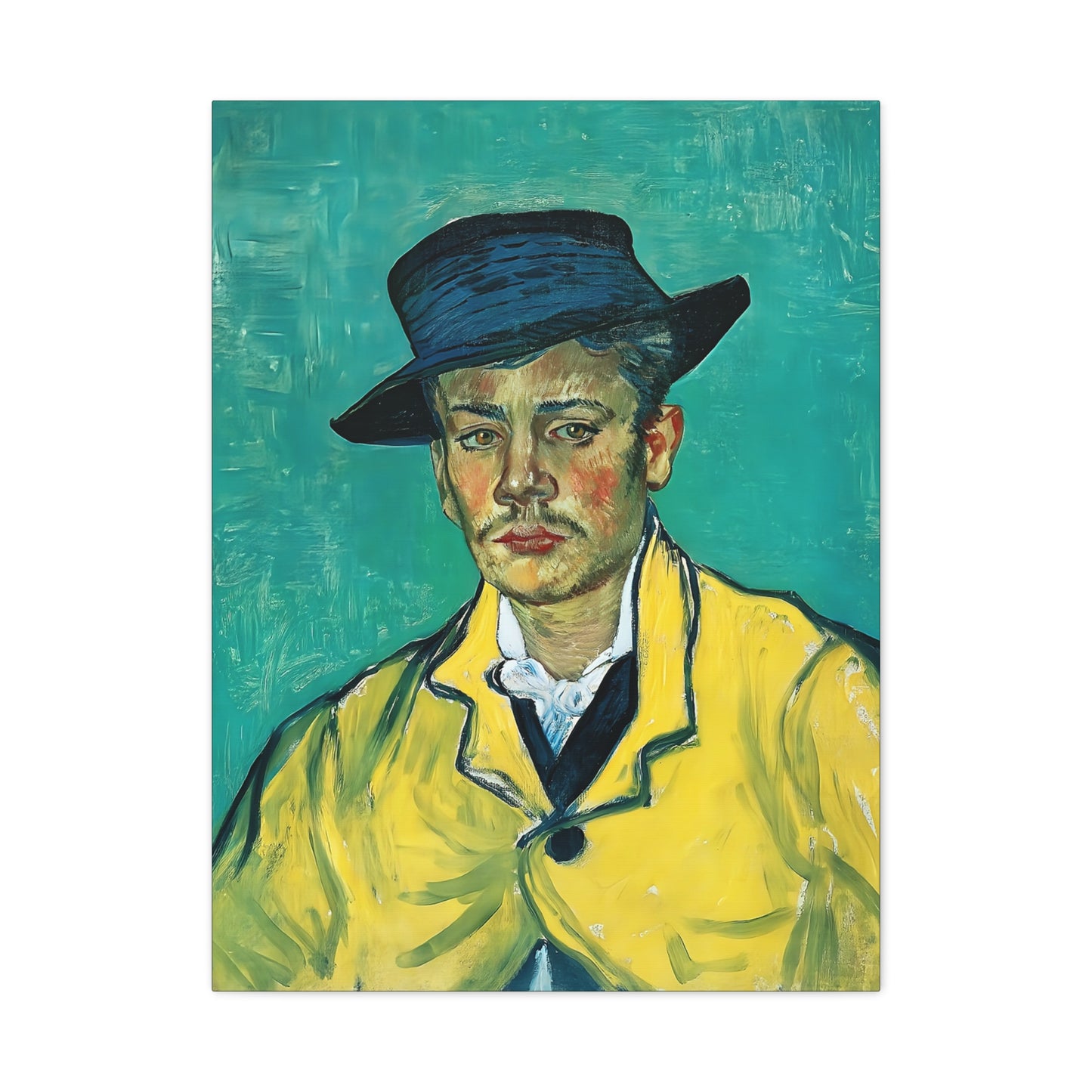 Portrait of Armand Roulin (1888) by Vincent van Gogh  / Reproduction Fine Art sur Toile / Epaisseur 3,2cm - 1'25 po