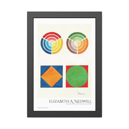 Portfolio, Historic Ornament (ca 1900) by Elizabeth A. Nedwill / Affiche Encadrée série ART's Collection
