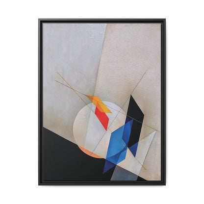 A 18 (1927) by László Moholy-Nagy  / Toile encadrée sur caisse américaine