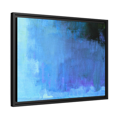 Tableau Contemporain Azuréen "Série Sign Collections" / Toile encadrée sur caisse américaine