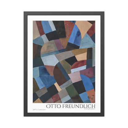 Composition by Otto Freundlich  / Affiche Encadrée série ART's Collection