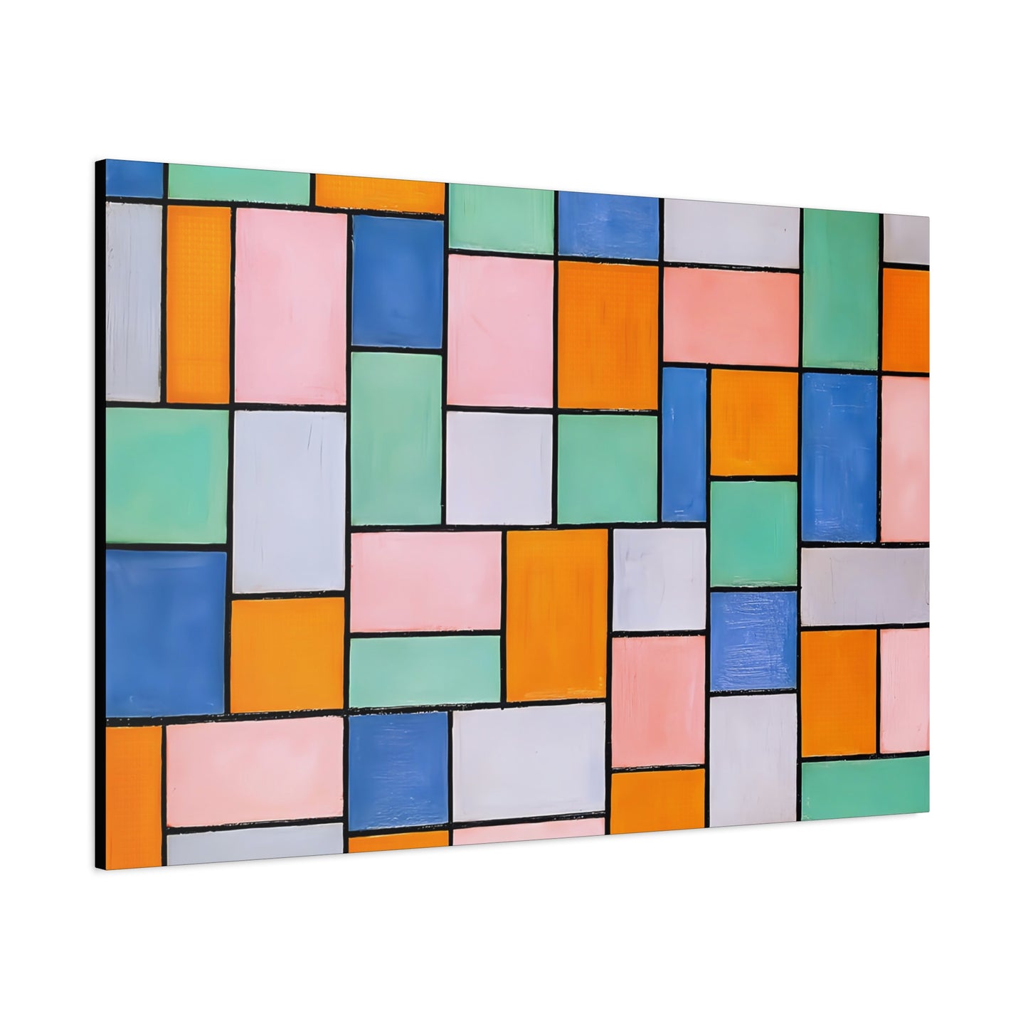 Composition in dissonances (1919) by Theo van Doesburg  / Reproduction Fine Art sur Toile / Epaisseur 3.2 cm - 1.25 inch