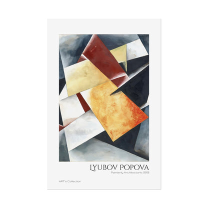 Painterly Architectonic (1919) by Lyubov Popova / Affiche imprimée - Série ART's Collection