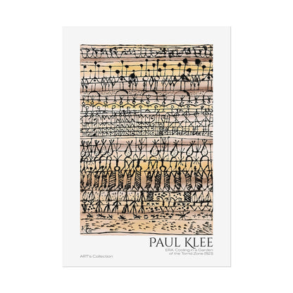 ERA. Cooling in a Garden of the Torrid Zone (1923) by Paul Klee / Affiche imprimée - Série ART's Collection