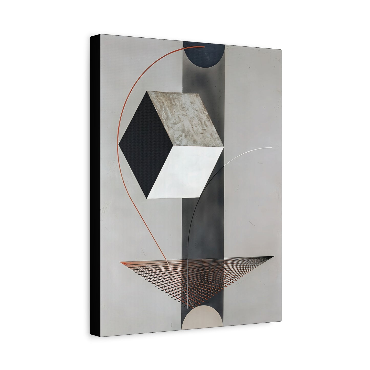 Proun 99 (ca. 1923-1925) by El Lissitzky / Reproduction Fine Art sur Toile /  Epaisseur 3.2 cm - 1.25 inch
