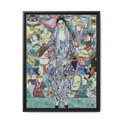 Portrait of Friederike Maria Beer (1916) by Gustav Klimt  / Toile encadrée sur caisse américaine