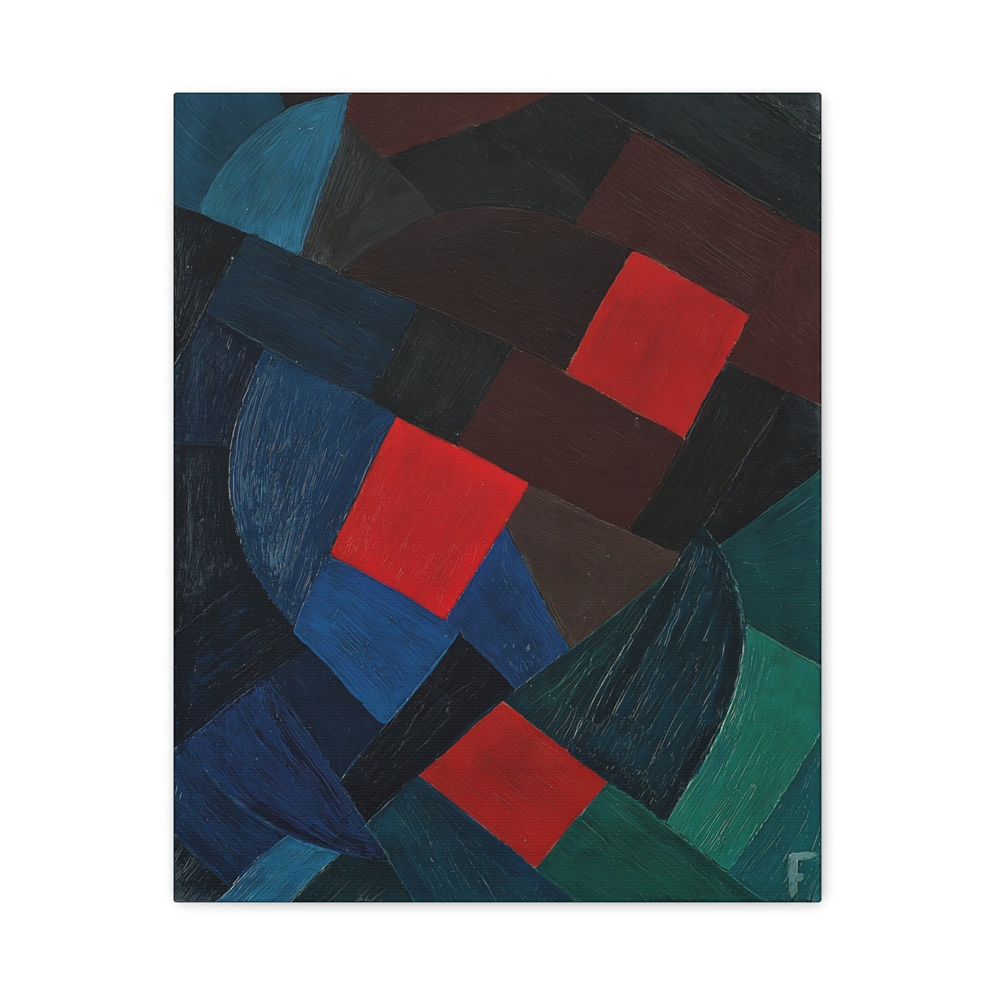 Komposition (1935-1936) by Otto Freundlich  / Reproduction Fine Art sur Toile / Epaisseur 3,2cm - 1'25 po